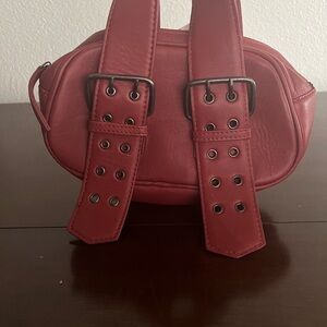 Free People Leather Buckle Bag